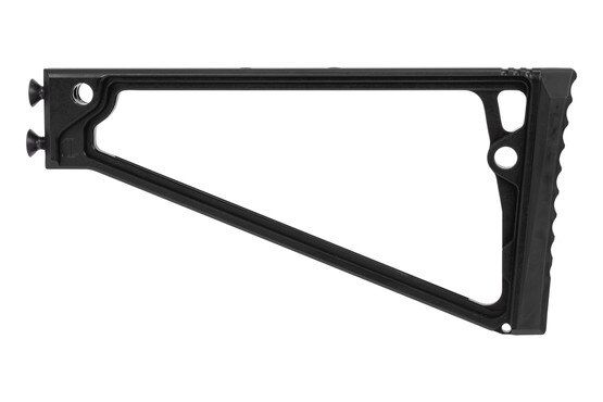 JMac Custom TS-9P triangular stock with comfortable rubber buttpad, black.